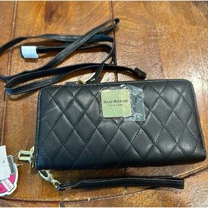 NWT Isaac Mizrahi Quilted Wristlet/Crossbody